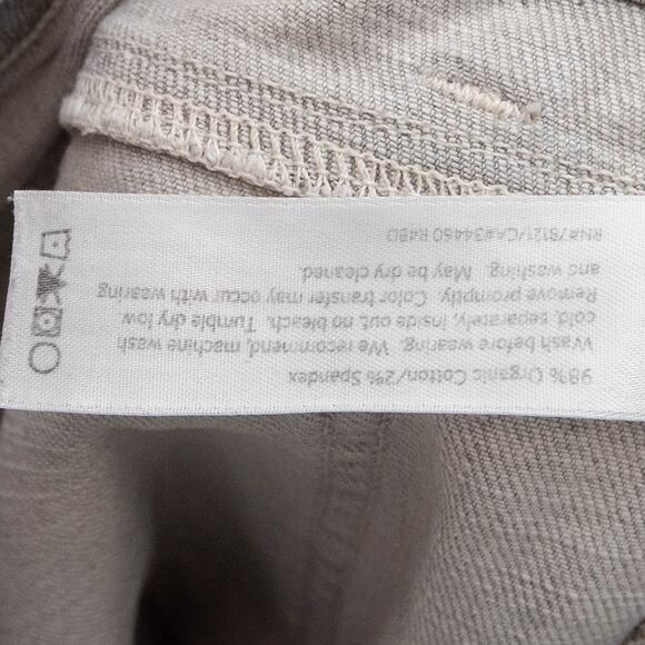 Eileen Fisher The Fisher Project Gray Taper Leg Jeans Size 8 - Picture 7 of 10